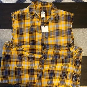 Plaid Zara Vest Shirt